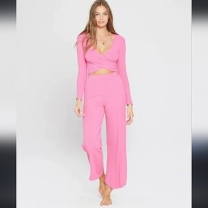 L*Space, Charlie Pant, Bubblegum Pink, Size‎ Medium, NWT